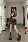 BORIS BIDJAN SABERI Plant-Dyeing Skirt WSKIRT1 FTS10001